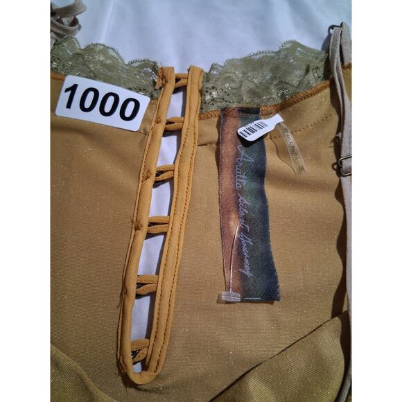 Y2K Aratta Velvet Dreams Womens size Small Lace Fairycore Romantic Whimsi Dress - Picture 10 of 12